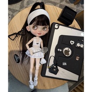 Small Cloth blythe Doll Clothes Sports Suit OB24 azone 19 Joint Body Wearable