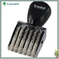 TAMAKO Roller Stamps, 6 Digit Number Personalized Number Stamp, Roller Changeable Business Stamps Of