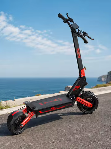 1000W off-road electric scooter, 52V brushless motor, NFC start, foldable, shipped from the United S