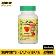 ChildLife Pure DHA Chewable Natural Berry Flavor Supports Healthy Brain Development 90 Softgels