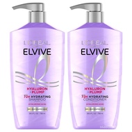 L'Oreal Paris Elvive Hyaluronic Acid Volumizing Shampoo Hair Care Set, Suitable for Dehydrated, Dry 