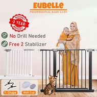 [Warranty] 75-350CM Pagar baby Safety Baby Fence Pagar Baby Gate Spenghadang Baby Pagar Budak 樓梯圍欄