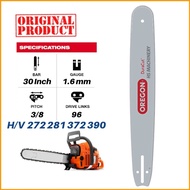 Original Oregon 30" Chainsaw Guide Bar - Husqvarna 272 281 288 365 372 385 390 394 395 570 (30" Papa