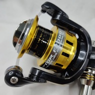 REEL, AJIKING RAPTOR WITH ALUMINIUM SCREW IN HANDLE SPINNING REEL【READY STOCK】