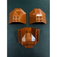 Lego Parts - 87606 - Reddish Brown, Windscreen 6 x 6 x 2 Canopy