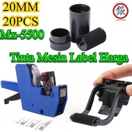 MESIN 20Pcs 20mm Original Label Price Ink High Quality/ Ink Roller Black Price Label Machine Ink For