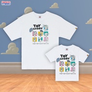 Disney Toy Story Men&amp;Boy T-Shirt - เสื้อยืดดิสนีย์ ทอย สตอรี่ ผู้ใหญ่และเด็ก สินค้าลิขสิทธ์แท้100% characters studio