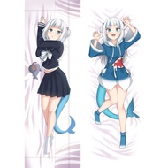 50x180cm Vtuber Hololive Gawr Gura Cosplay Dakimakura Gawr Gura Pillowcase Peach Skin Hug Body Pillo