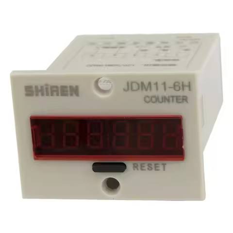 JDM11-6H 5 pin 6-36VDC PNP sensor signal input digital electronic counter relay AC 220V 110V 380V 36