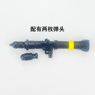 Military Mini Figure Toy Accessories Small Particle Assembly Rocket Launcher RPG Educational Toys fo