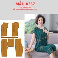 HARD PAPER PRE-CUT MIDDLE-AGED SUITS-A357