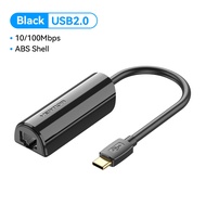 Vention USB C to Ethernet Adapter 100Mbps Fast transmission for Laptop HuaWei Matebook Lenovo XiaoMi