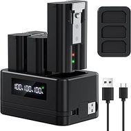 Replacement Battery for Ring Doorbell - 6040mAh Rechargeable Ring Camera Battery with LED Display Ch