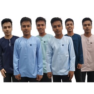 Baju kurta Lelaki Full Sleeve Ironless Blouse Modern Style