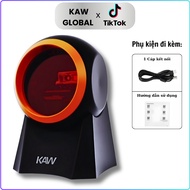 KAW Desktop Barcode Scanner - QR Scanning Vietnamese Barcodes - CMOS Technology Frequency 200L/Secon