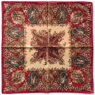 Ralph Lauren 復古手帕圖案紅色 19 x 19 英寸