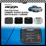 Perodua Bezza Fuel Cap Cover Gas Tank Cap Carbon Chrome Trim Accessories Bodykit Gearup