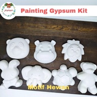 Children's toys coloring painting statue gypsum painting kit - Educational toys souvenir coloring gy