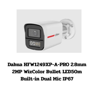 Dahua HFW1249XP-A-PRO 2.8mm 2MP WizColor Bullet LED50m Built-in Dual Mic IP67