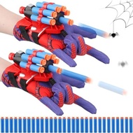JONEG Web Shooters Toy for Kids 2 Pack, Toy for 3 4 5 6 7 8 Year Old Boy, Web Slinger with Spider Gl