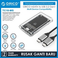 ORICO TC10-MS mSATA To Usb 3.2 Gen1 Transparent External Ssd Enclosure