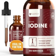 Active Iodine - Nascent Iodine Drops - Liquid Delivery for Better Absorption - Supports Healthy Ener