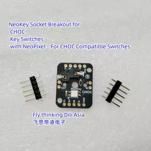 5756 NeoKey Socket Breakout for CHOC Key Switches with - For CHOC Compatible Switches