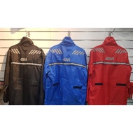 rider jacket 🍒jaket motor🍒 jeket lelaki rain coat~jaket motor~ 100% ORIGINAL GIVI RRS04 BLACK RED BLUE BAJU HUJAN RAIN
