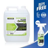 [READY TO USE] Action 5L Alcohol Free Sanitizer Fluid + Free 500ml sanitiser spray