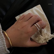 san* Anxiety Ring with Beads Movable Runner Fidget Ring to Relieve Anxiety Jewelry