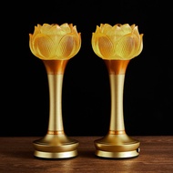 Popular Buddha Hall Lighting Lamp Rechargeable Buddha Lamp Guanyin Lotus Lamp Lotus Lamp Changming L