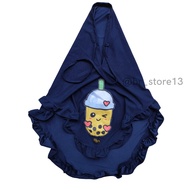 Hijab anak boba usia 2-7 tahun / jilbab anak boba / kerudung anak instant / Kids Siria bahan airish 