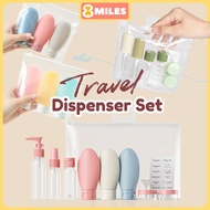 [Free Waterproof Bag] Travel Dispenser Bottle Set Shampoo Gel Lotion For Luggage Spray Leakproof Tra