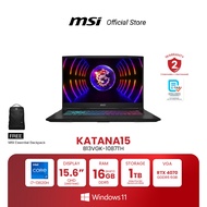 MSI NOTEBOOK Katana 15 B13VGK-1087TH 15.6" QHD 2560x1440 | Intel Core i7-13620H | NVIDIA GeForce RTX 4070 | 16GB(8GBx2) DDR5 | 1TB SSD PCIe M.2 Gen 4 | Windows 11 Home (โน้ตบุ๊ก) [Pre-Order จัดส่งภายใน7-15วัน]