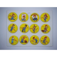 Brooch 3.2cm/4.4cm Good Guys Cartoon Anime