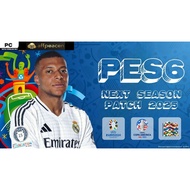 PC GAME PES 6 PATCH SEASON 2025 - FOR PC,PS2 DIGITAL DOWNLOAD