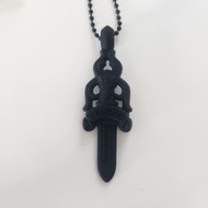 Chrome Hearts Large Rubber Dagger (Black)