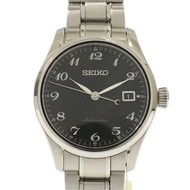 SEIKO機械自動上鍊黑色錶盤男士/手錶
