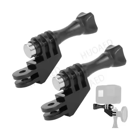 90 degree Adapter adjustment arm multi conversion For Gopro Hero 12 11 10 9 8 7 6 5 4 Black SJCAM Xi