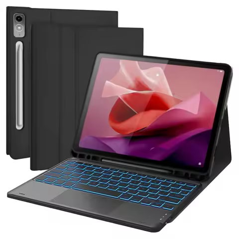 For Lenovo Xiaoxin Pad Pro 12.7 Inch 2023 Keyboard Case Detachable Bluetooth Backlit Keyboard Cover 