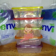 (ISI 25 pcs )Thinwall ENVI 2000ml Jumbo Color Warna Super Fleksibel -Kotak Thinwall