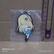 Keychain Aria Kisaki Rubber Charm Kiyun Chara Illustrations "Ichiban Kuji TV Anime 2.5-Dimensional T
