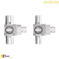 JENNIFERDZJI Fish Tank CO2 Diffuser, 12/16mm Aluminum Alloy CO2 External Atomizer, Aquarium CO2 Atom