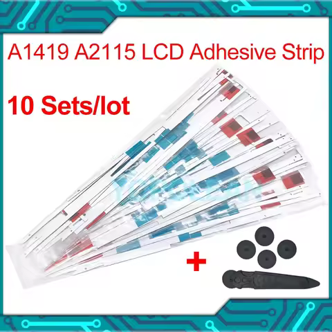 10Sets/lot New A1419 A2115 LCD Display Tape Adhesive Repair kit for iMac 27" Adhesive Strip Glue Foa