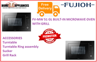 FUJIOH FV-MW51 GL BUILT-IN MICROWAVE OVEN WITH GRILL / FREE EXPRESS DELIVERY
