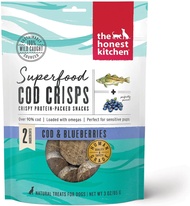 ขนมสุนัข The Honest Kitchen Superfood Cod Crisps สูตร Cod &amp; Blueberries ขนาด 85 g