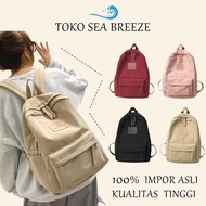 Terlaris Tas Ransel Wanita Korean Backpack Polos Baby Bag Baru Tas Ransel Eiger Anak Sekolah SMA Rem