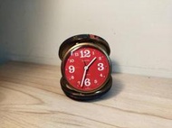 【老時光小舖】早期-德國製-隨身攜帶型/轉發條時鐘 (功能正常)