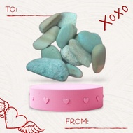 HIJAU Green coral decorative stone/ Green coral gravel stone 1kg/ Green stone/ kupang stone Natural 