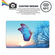 Touch 'n Go Card NFC TNG - CUSTOM DESIGN - BUTTERFLY - Card with NFC function